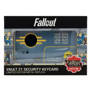 Fallout: New Vegas Vault 21 Security Keycard Replica-B-FLT89