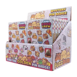 Fuzzballs Mystery Pin Badge CDU Containing 12 Blind Boxes-RL-FBS11-CDU