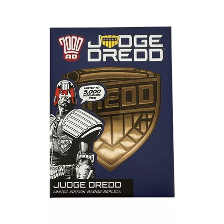 2000 AD Judge Dredd Badge Replica-RB-JD06