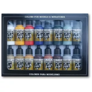 Vallejo - Model Air / 16 colors set - Basic Colors-71178