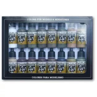 Vallejo - Model Air / 16 colors set - German/Allied WWII-71190