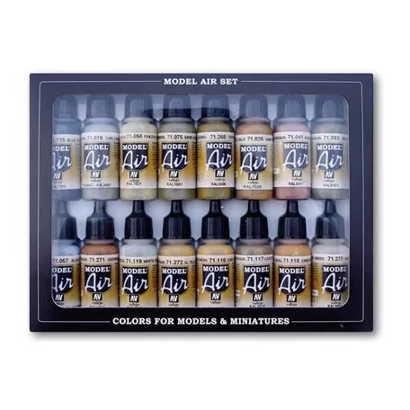 Vallejo - Model Air / 16 colors set - German WWII Europe & Africa-71208