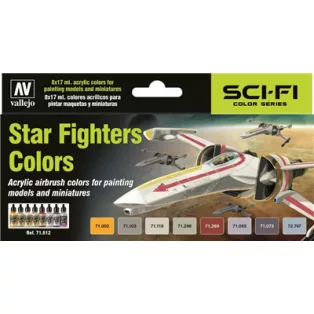 Vallejo - Model Air / SciFi / 8 colors set - Star Fighters Colors-71612