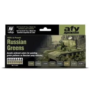 Vallejo - Model Air / 8 colors set - Russian Greens 1928's to Present-71613