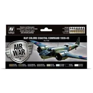 Vallejo - Model Air / RAF / 8 colors set - Coastal Command 1939-1945-71148