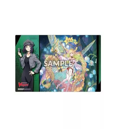 Bushiroad Playmat Vol. 12 CARDFIGHT!! VANGUARD Divinez DELUXE Finals Design A Ruka & Nannaclir-BS-RPM12A