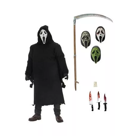 Ghost Face- 7” Scale Action Figure - Ultimate Ghost Face-NE41372-01