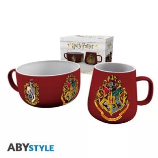 HARRY POTTER - Breakfast Set Mug + Bowl - Crests-BS0001