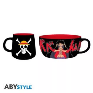 ONE PIECE - Breakfast Set Mug + Bowl - Luffy-ABYTAB127