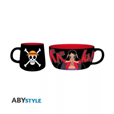 ONE PIECE - Breakfast Set Mug + Bowl - Luffy-ABYTAB127