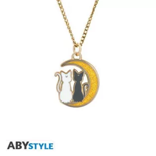 SAILOR MOON - Pendant necklace "Cats on the moon"-ABYACC534