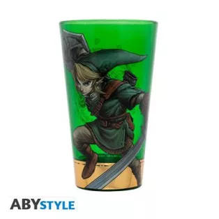 THE LEGEND OF ZELDA - Premium Large Glass - 400ml - Link box-ABYVER311
