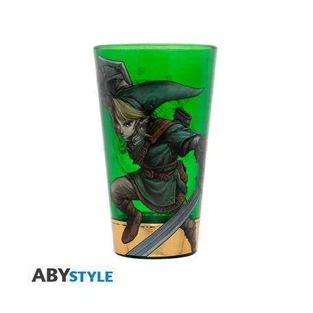 THE LEGEND OF ZELDA - Premium Large Glass - 400ml - Link box-ABYVER311