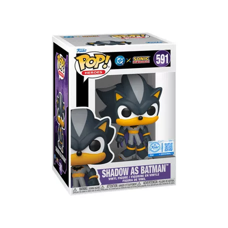 Funko POP! Heroes: JLA & Sonic - Shadow/Batman-FK88903