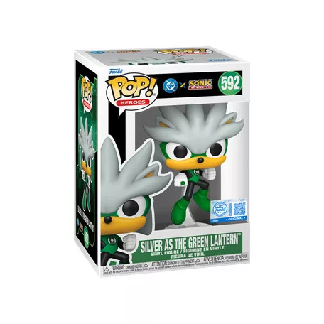 Funko POP! Heroes: JLA & Sonic- Silver/GL-FK88904