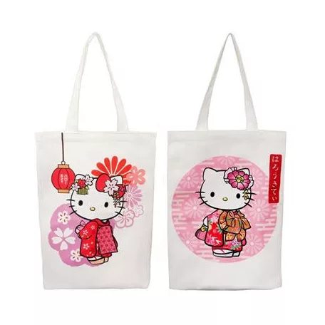 Hello Kitty - Cotton Tote Bag - Kimono-SAN-BAG-03072