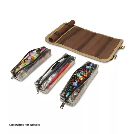 ENHANCE Venture™ Canvas Dice Case - Removable Dice Tray, 3 Removable Pouches-ENTTCCD100TNEW