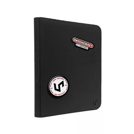 UP - Patchcraft Zippered 9-Pocket PRO-Binder Black-16642