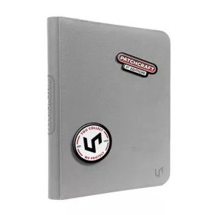 UP - Patchcraft Zippered 9-Pocket PRO-Binder Gray-16643