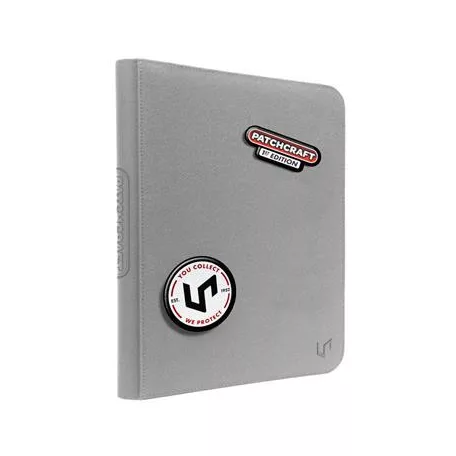 UP - Patchcraft Zippered 9-Pocket PRO-Binder Gray-16643