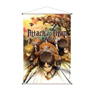 Attack on Titan - Eren, Mikasa & Armin - Wallscroll - 60x90cm-SAK01979