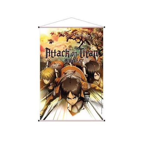 Attack on Titan - Eren, Mikasa & Armin - Wallscroll - 60x90cm-SAK01979