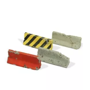 Vallejo - Vallejo Scenics - Damaged Concrete Barriers-SC215