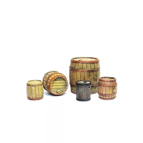 Vallejo - Vallejo Scenics - Wooden Barrels-SC225