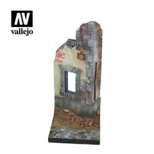 Vallejo - Vallejo Scenics - Ruined Street Corner-SC009