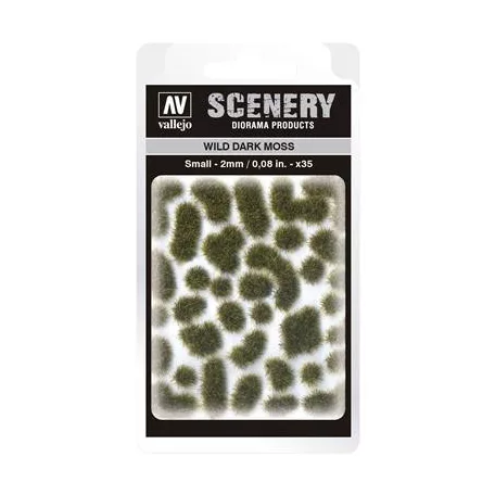Vallejo - Scenery - Wild Dark Moss (2 mm)-SC402