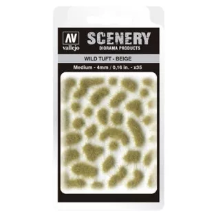 Vallejo - Scenery - Wild Tuft Beige (4 mm)-SC408
