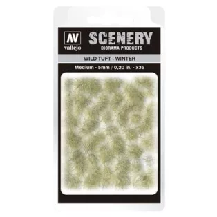 Vallejo - Scenery - Wild Tuft Winter (5 mm)-SC410