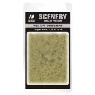 Vallejo - Scenery - Wild Tuft Dense Beige (6 mm)-SC412