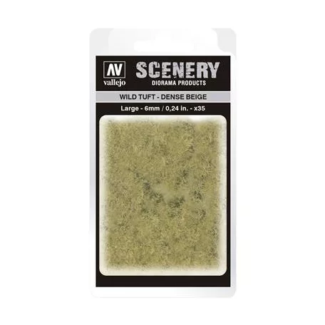 Vallejo - Scenery - Wild Tuft Dense Beige (6 mm)-SC412