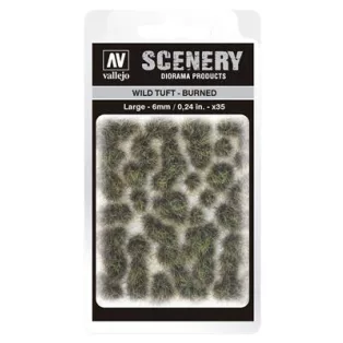 Vallejo - Scenery - Wild Tuft Burned (6 mm)-SC414