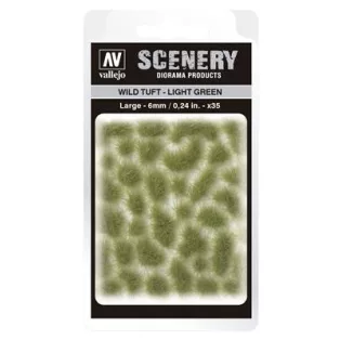 Vallejo - Scenery - Wild Tuft Light Green (6 mm)-SC417