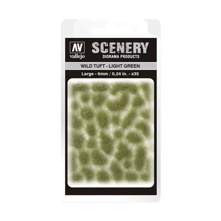Vallejo - Scenery - Wild Tuft Light Green (6 mm)-SC417