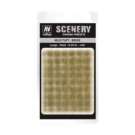 Vallejo - Scenery - Wild Tuft Beige (6 mm)-SC420