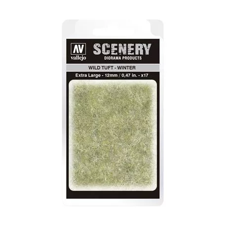 Vallejo - Scenery - Wild Tuft Winter (12 mm)-SC421