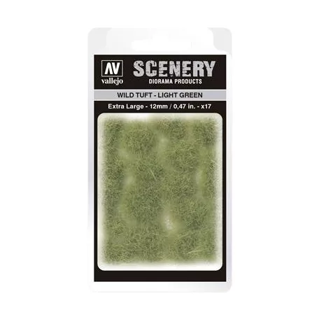 Vallejo - Scenery - Wild Tuft Light Green (12 mm)-SC426
