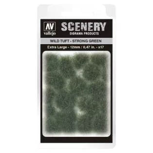 Vallejo - Scenery - Wild Tuft Strong Green (12 mm)-SC427