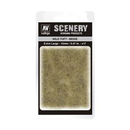 Vallejo - Scenery - Wild Tuft Beige (12 mm)-SC429