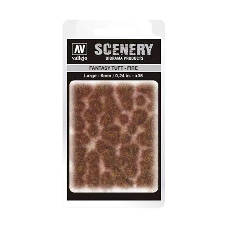 Vallejo - Scenery - Fantasy Tuft Fire (6 mm)-SC431