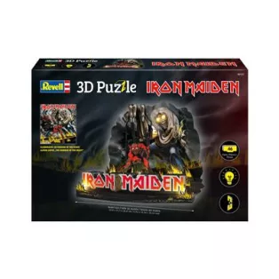 3D LED Band Logo "IRON MAIDEN" 3D Puzzle-00157