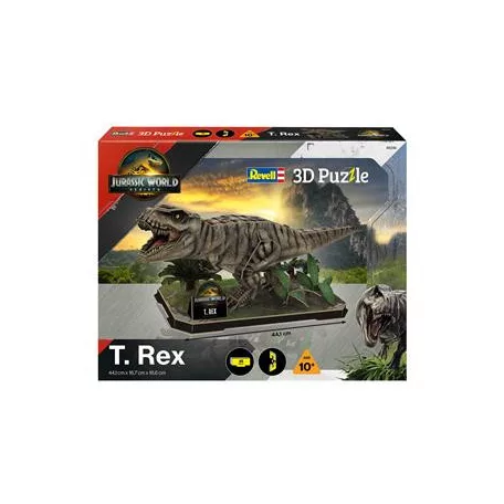 Jurassic World Rebirth - T Rex 3D Puzzle-00246