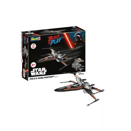 Poe's X-Wing Fighter (w/Sound): Build & Play-06564