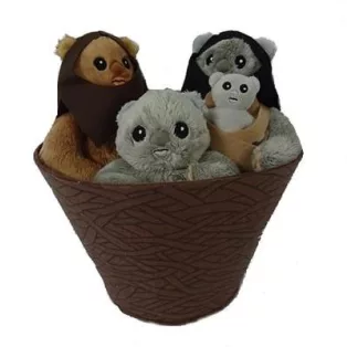 Star Wars Celebration Exclusive Ewok Family 3 Piece Plush Set-CIC-69240-C
