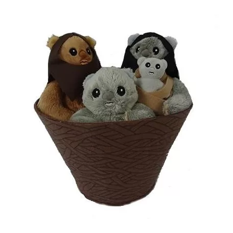 Star Wars Celebration Exclusive Ewok Family 3 Piece Plush Set-CIC-69240-C