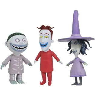 Nightmare Before Christmas Best Of Series 1 Lock Shock Barrel Figures-DCD-208571-C