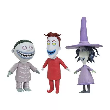Nightmare Before Christmas Best Of Series 1 Lock Shock Barrel Figures-DCD-208571-C